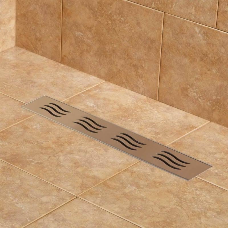 Brushed Stainless Steel Linear Shower Drain C808782
