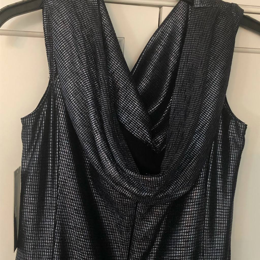 Metallic Knit Gown M74165