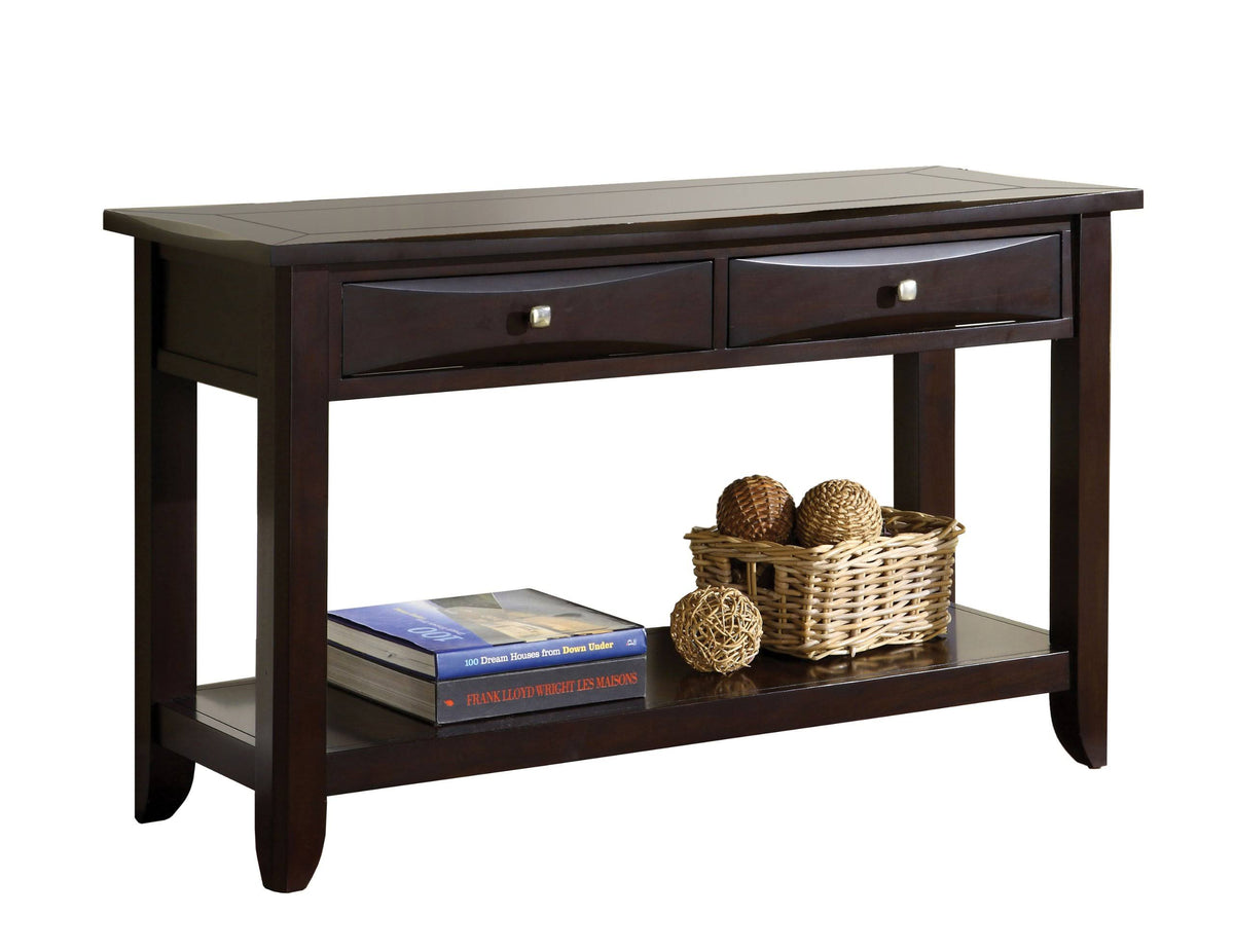 Espresso Sofa Table B5437