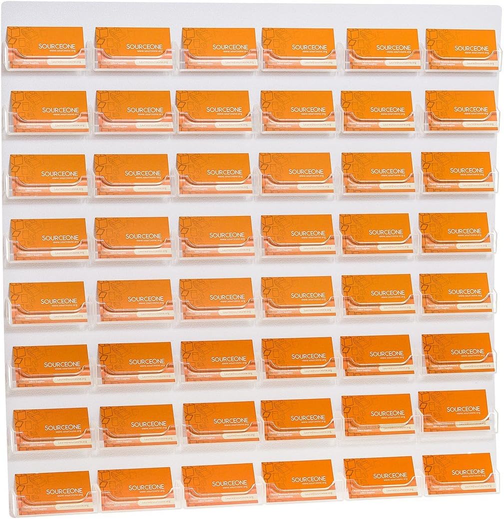 48-Pocket Wall Mount Business Card Holder J45311