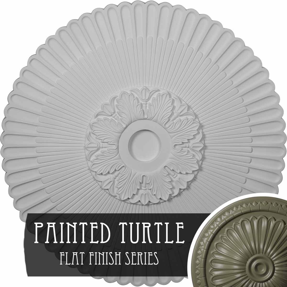 Hand-Painted Ceiling Medallion P6854