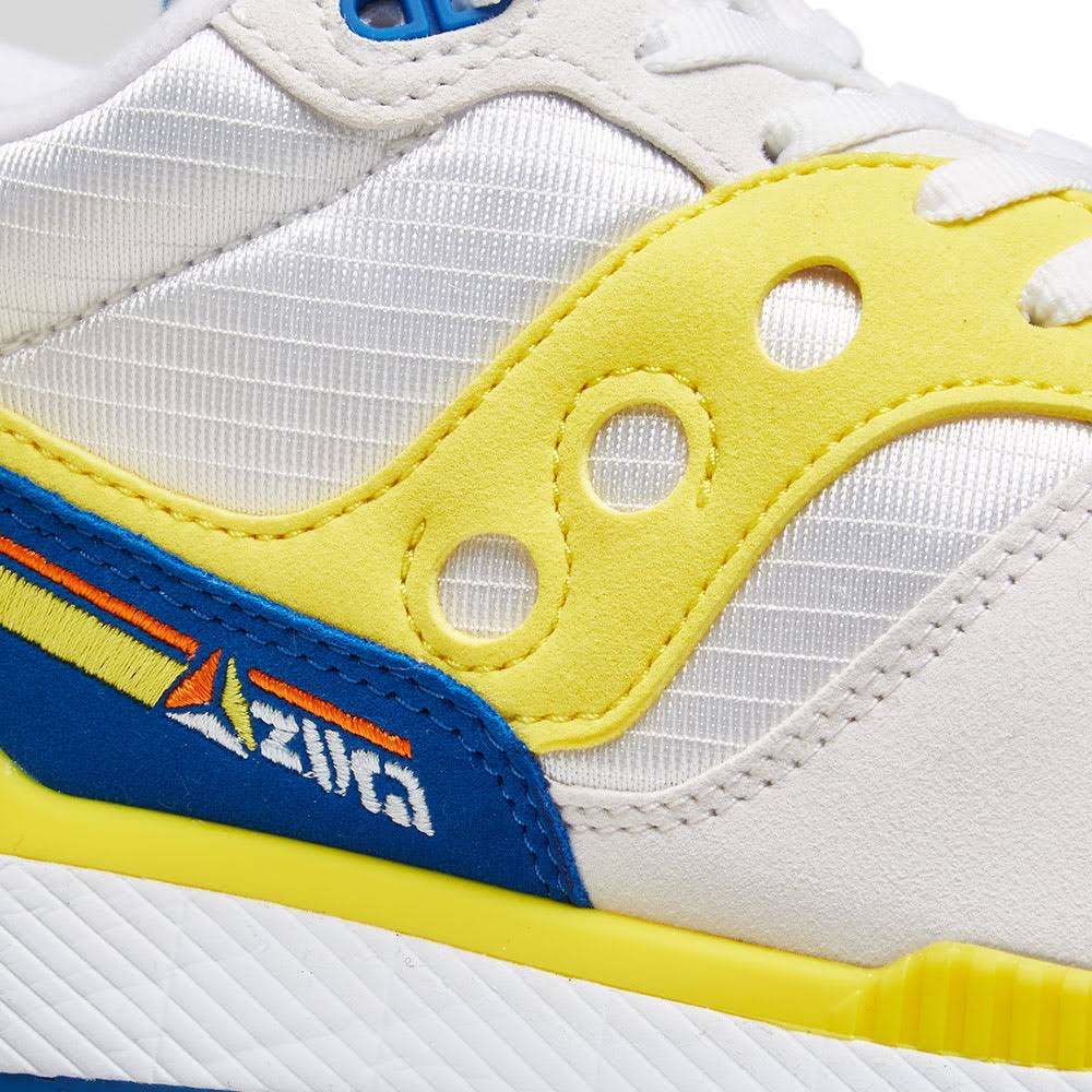 White, Yellow & Blue Saucony Shoes U782