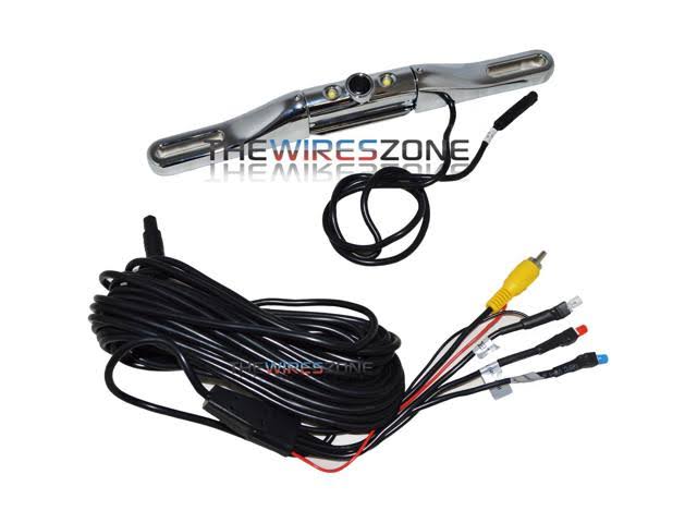 Chrome License Plate Camera with LED T55177