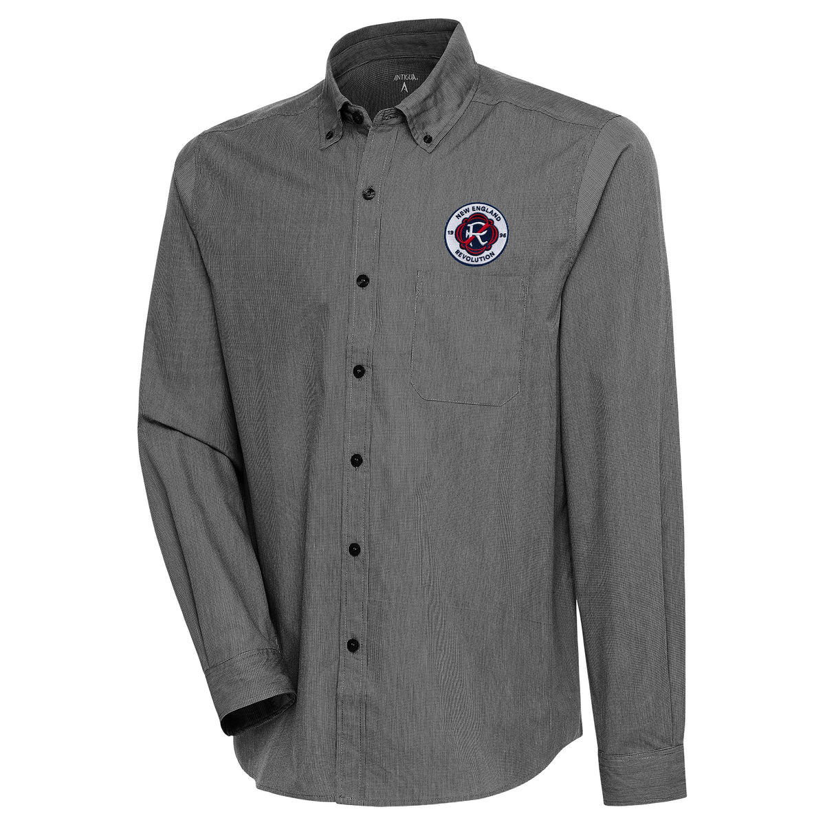 Men's Red Long Sleeve Button-Down Shirt K765