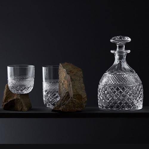 Hand Cut Crystal Ships Decanter, 25.4 oz. T133624