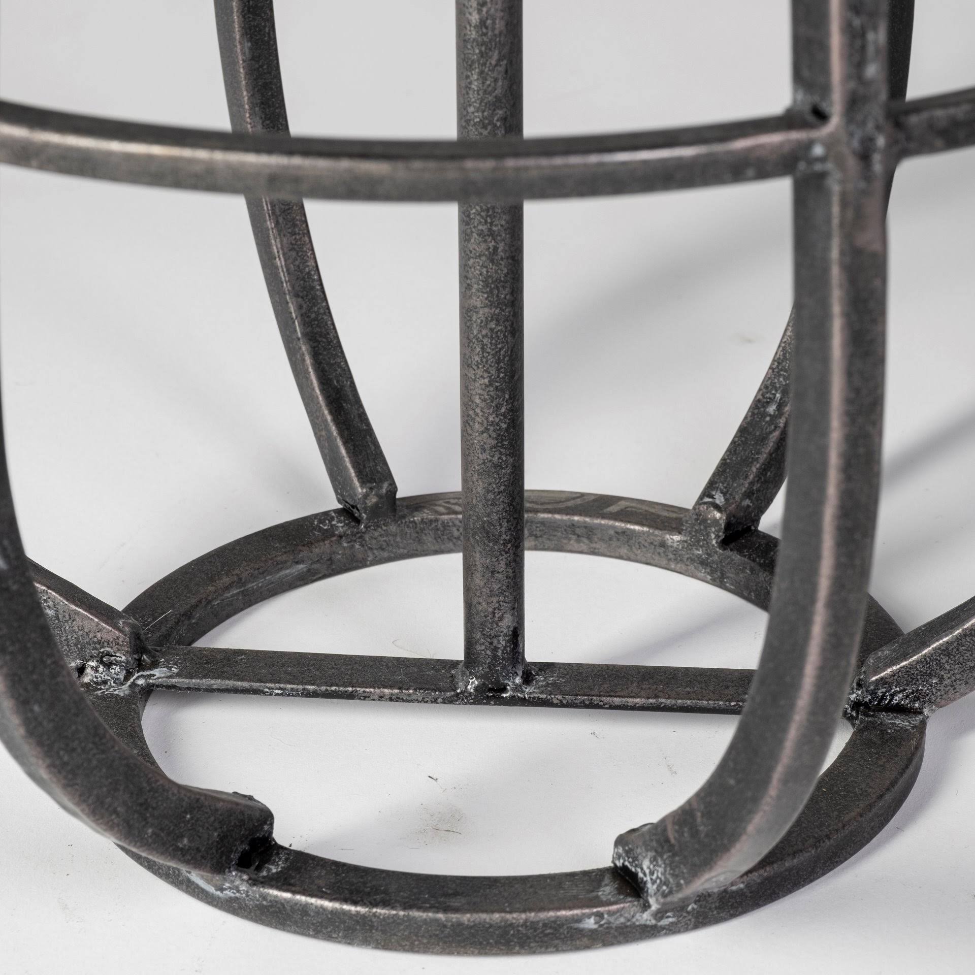 Black Metal Candle Holder Lantern C799