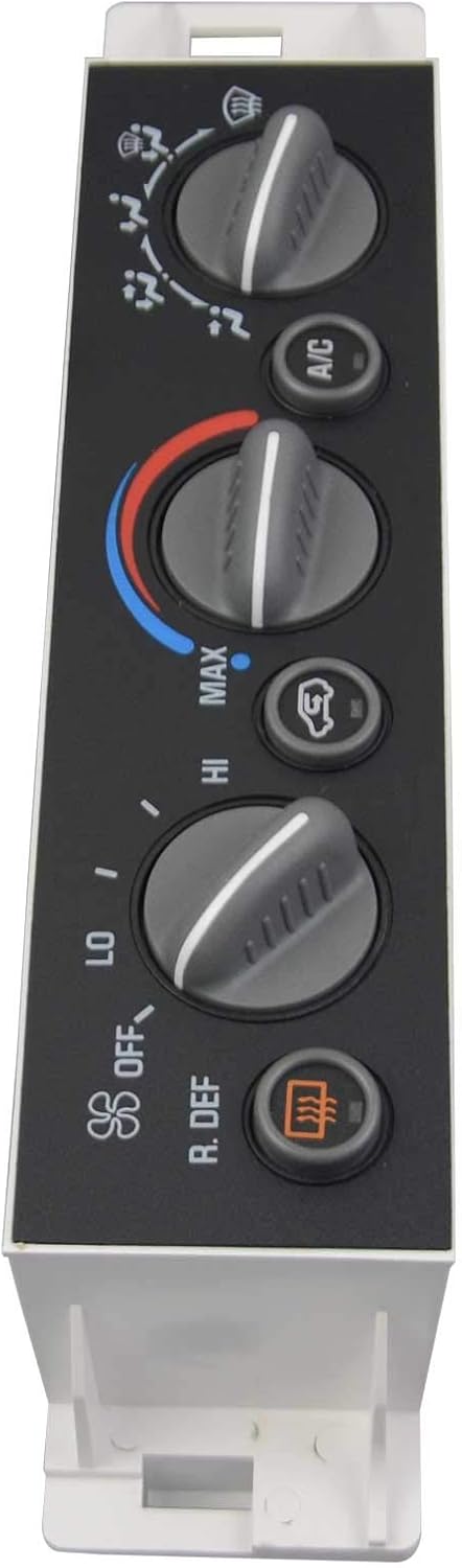 A/C Heater Climate Control Panel with Rear Defogger, Pack of 2 J1151