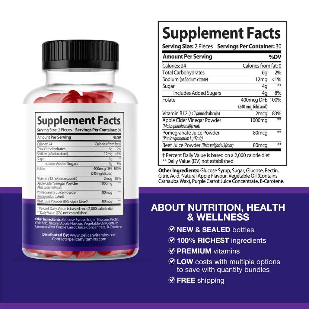 Keto ACV Gummies 1000MG 60 Gummies J6449