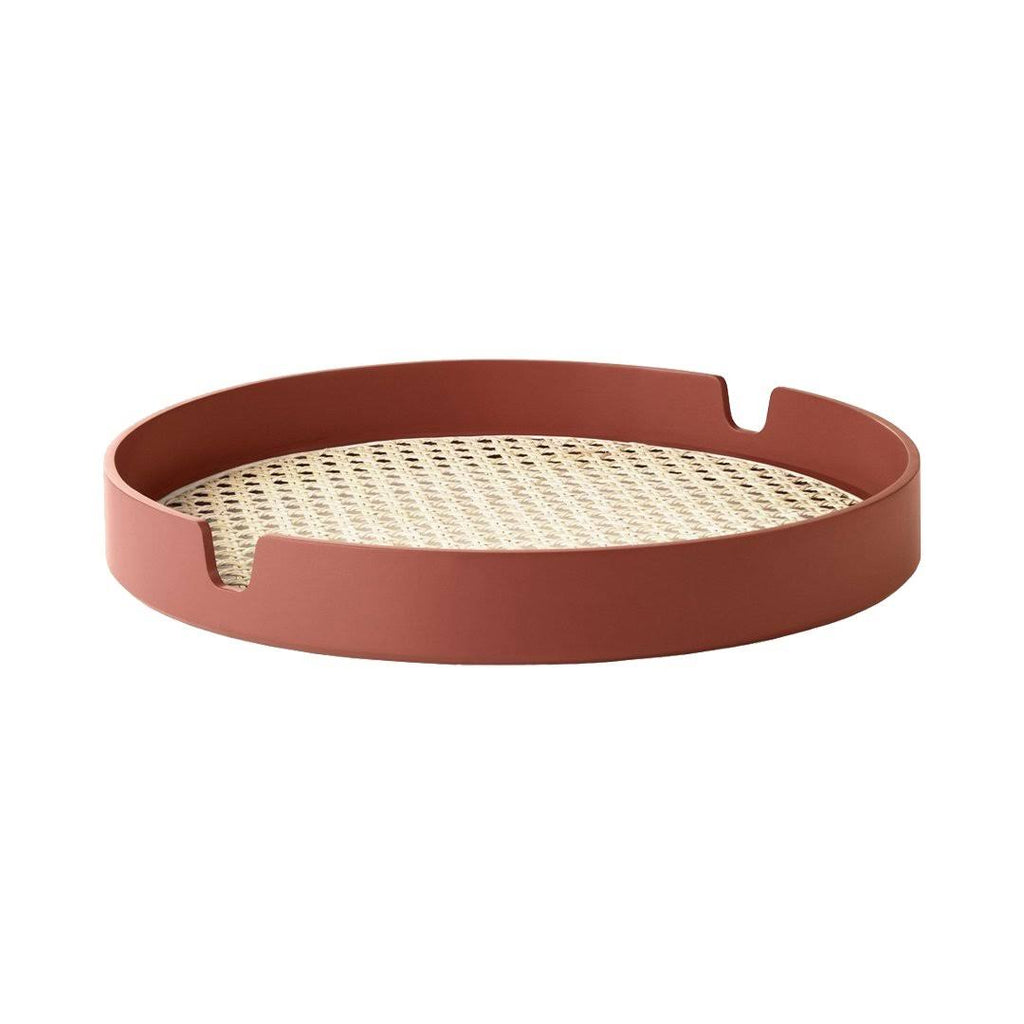 Salon Tray, Rust / 9.45x22 Dia (24cm) O74260