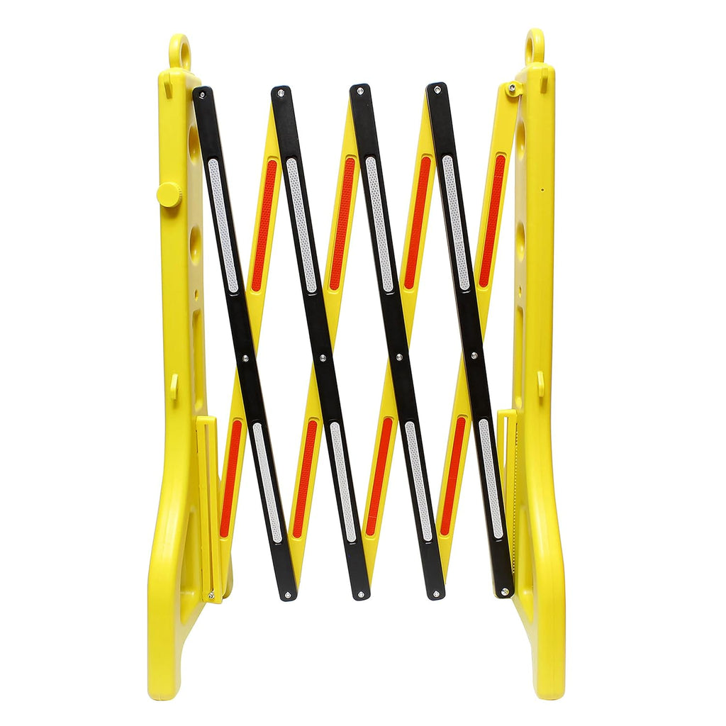8 Ft Portable Road Safety Barricade with Reflectors W5241