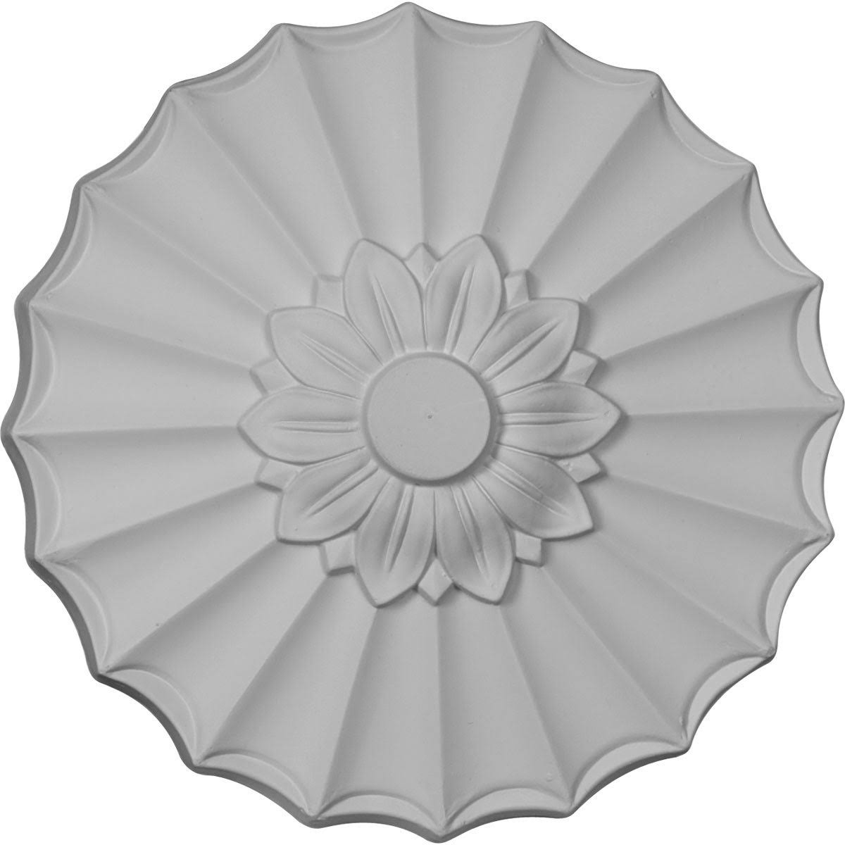 9x22OD x 1 3/8x22P Hand-Painted Flash Blue Ceiling Medallion L58116