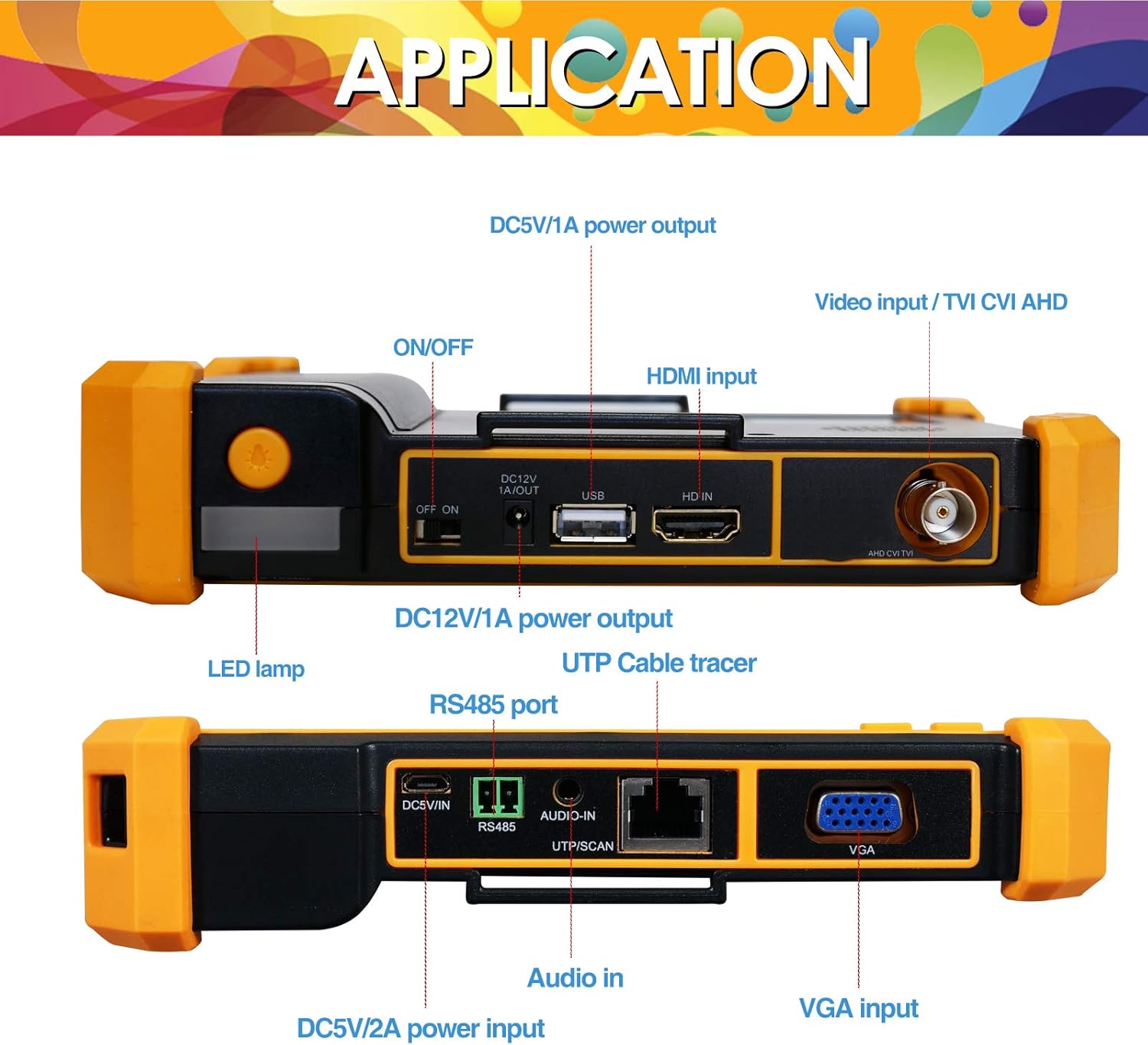 5 inch TFT-LCD CCTV Tester Monitor U28997