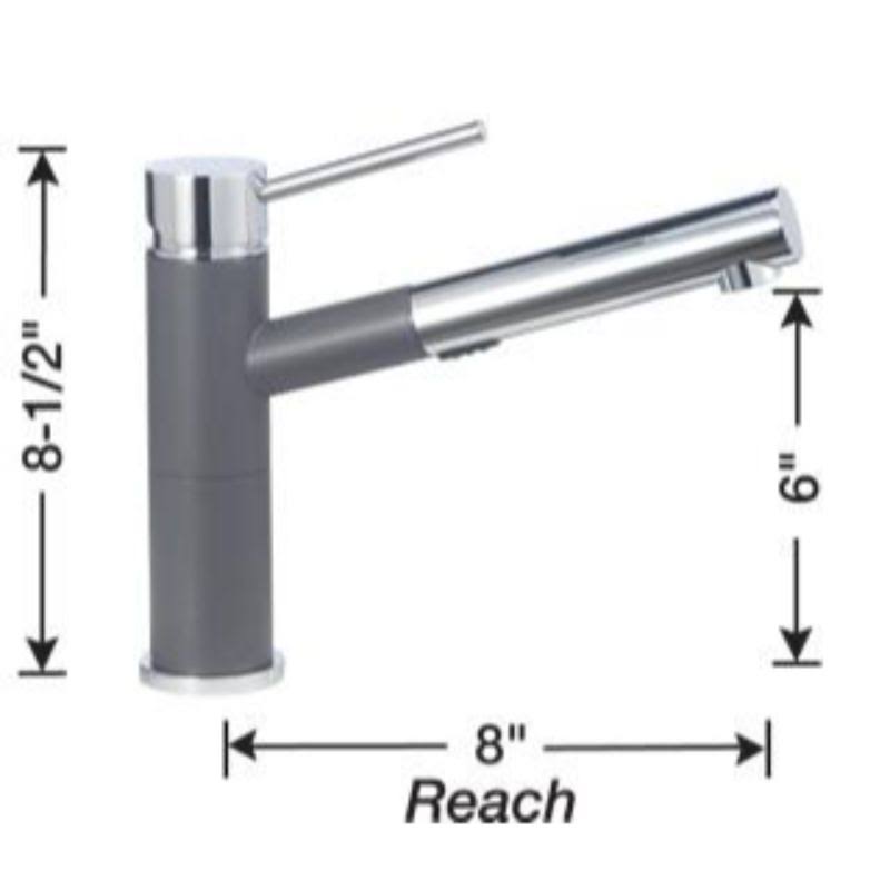 White Pull Out Spray Kitchen Faucet J11257