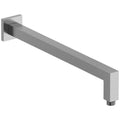 16x22 Wall Mount Shower Arm with Square Escutcheon Brushed Chrome T346568