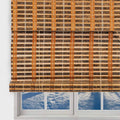 Bamboo Roll Up Window Blind with Valance J53971