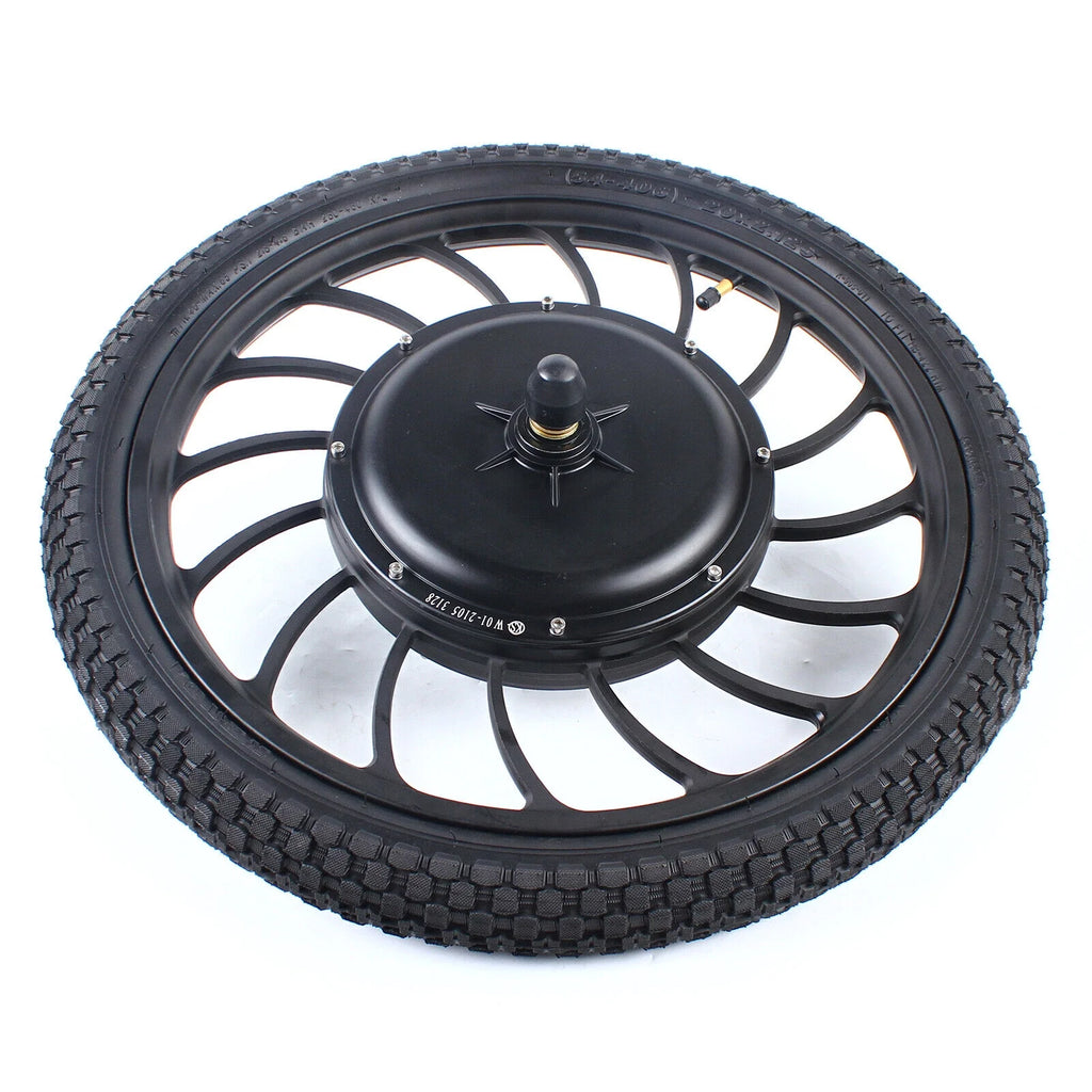 20" E-Bike Front Rear Wheel Conversion Kit Brushless Gearless Hub Motor T766