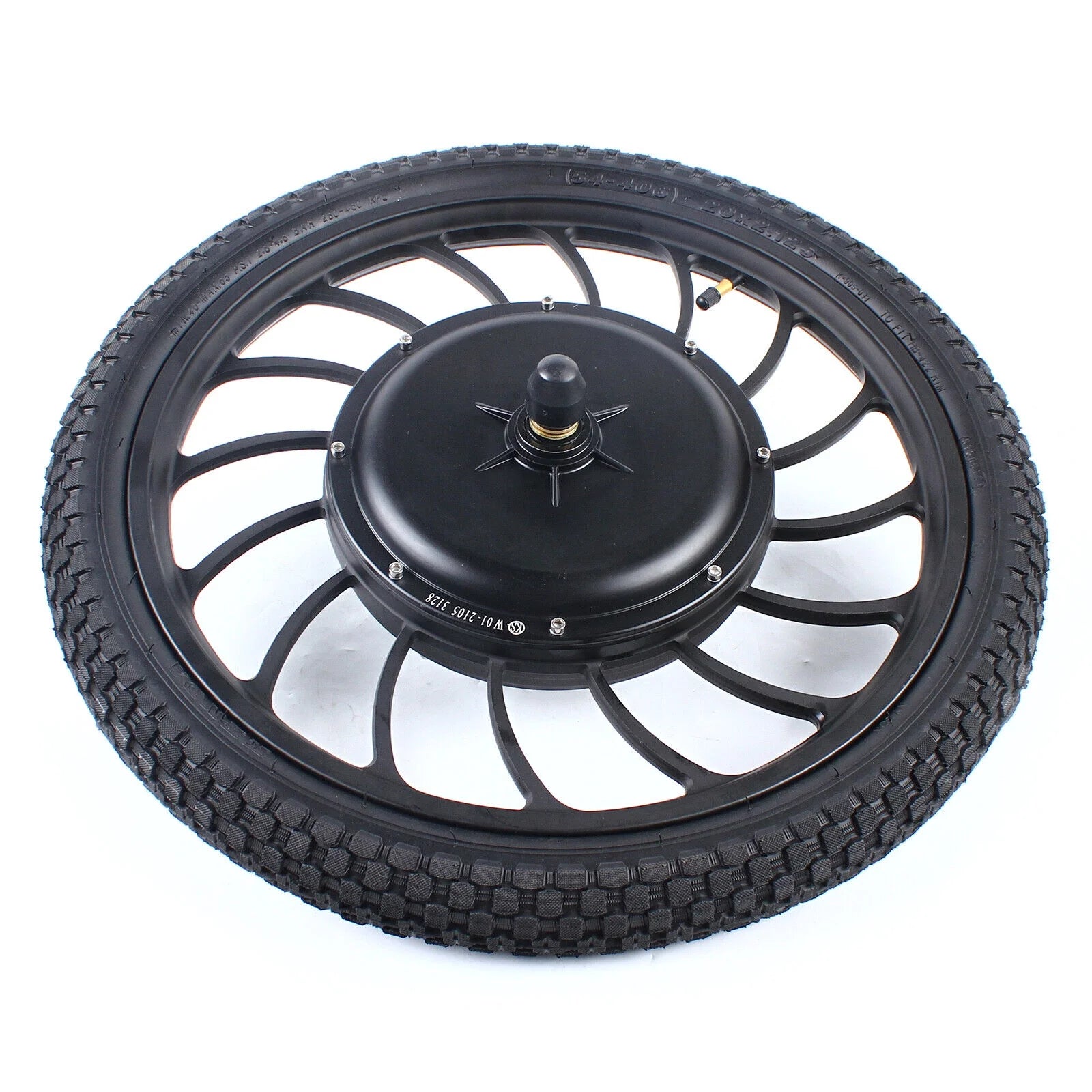 20" E-Bike Front Rear Wheel Conversion Kit Brushless Gearless Hub Motor T766