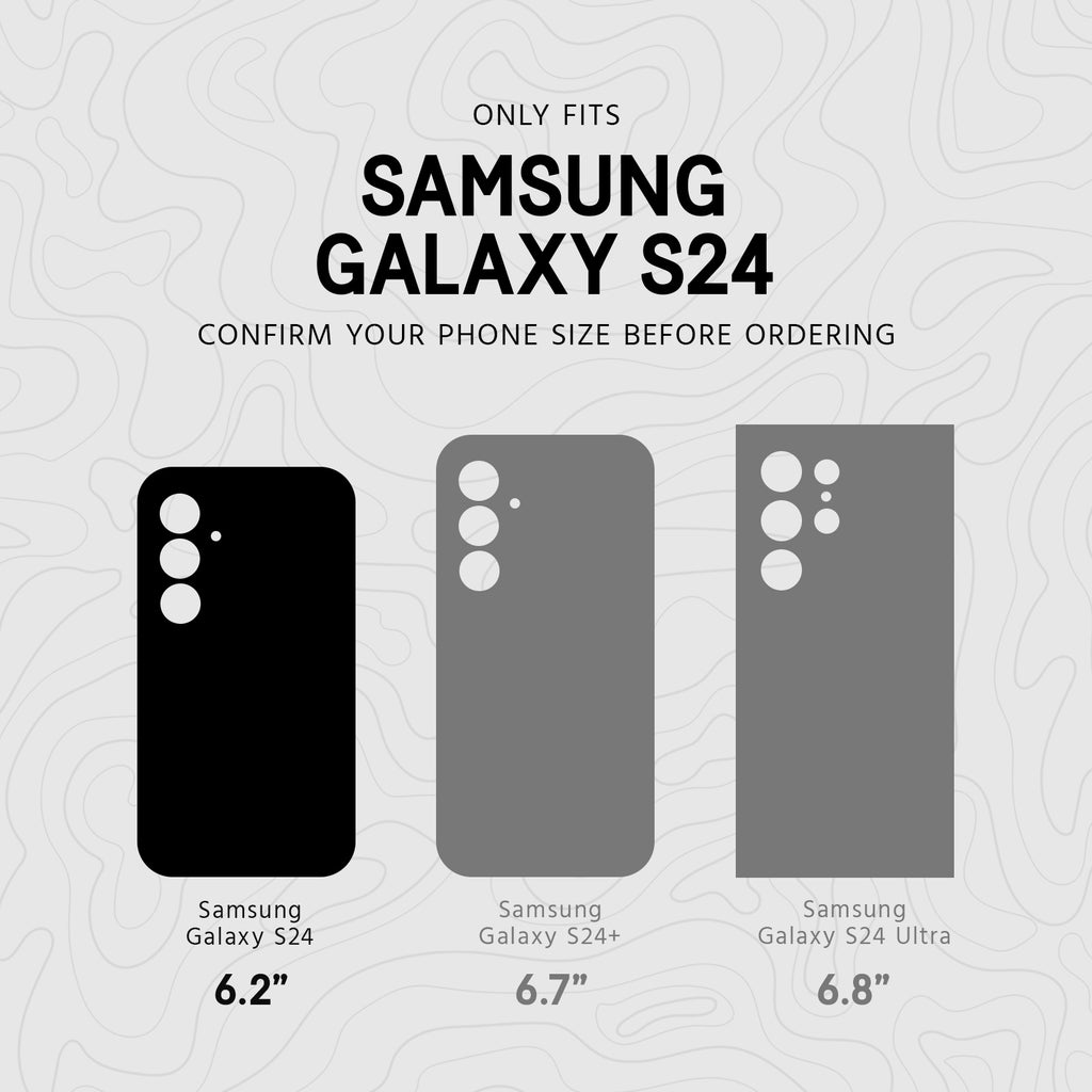 Carbon Samsung Galaxy S24 Case with Belt Clip Holster T991489
