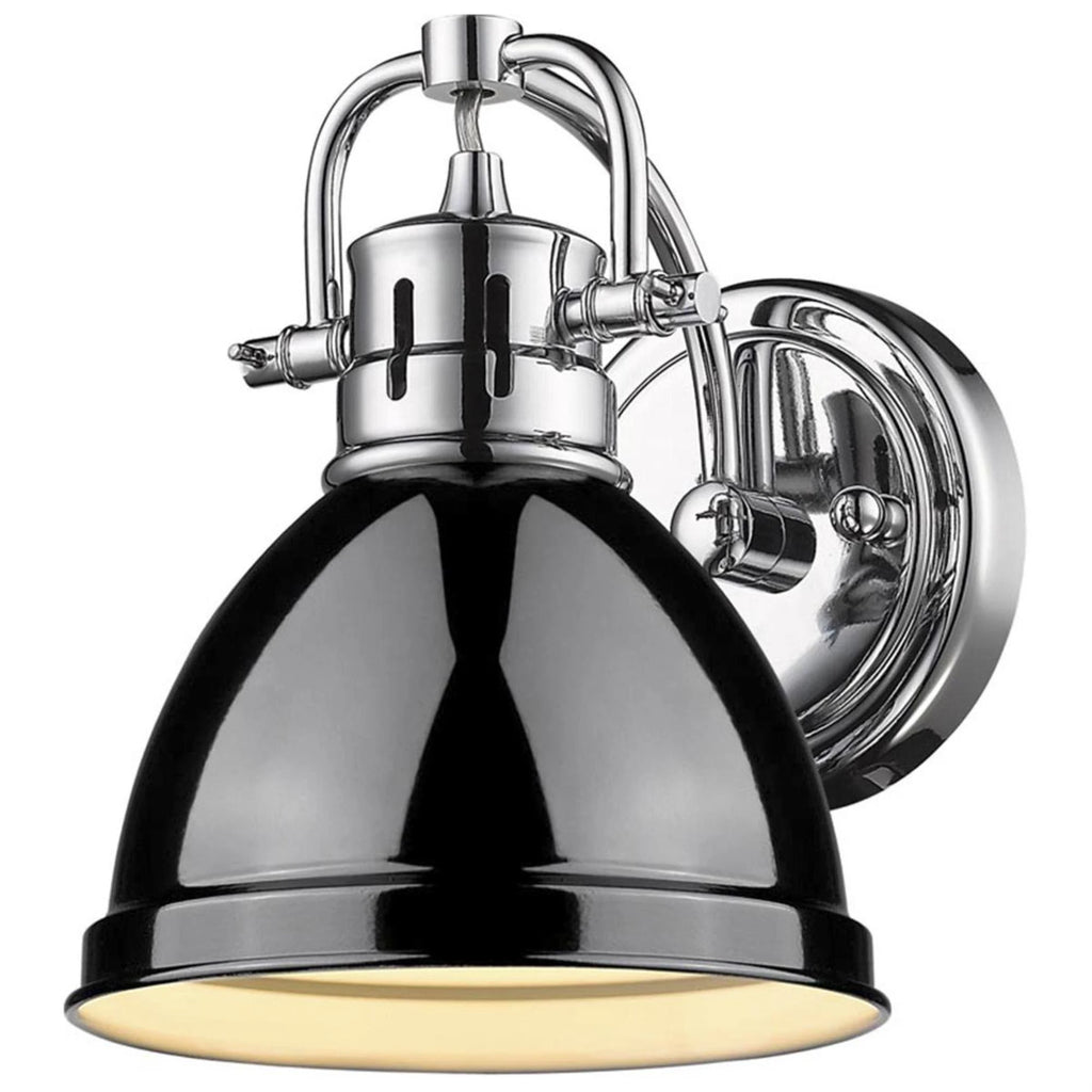 Chrome/Black 1 Light Bath Vanity L429