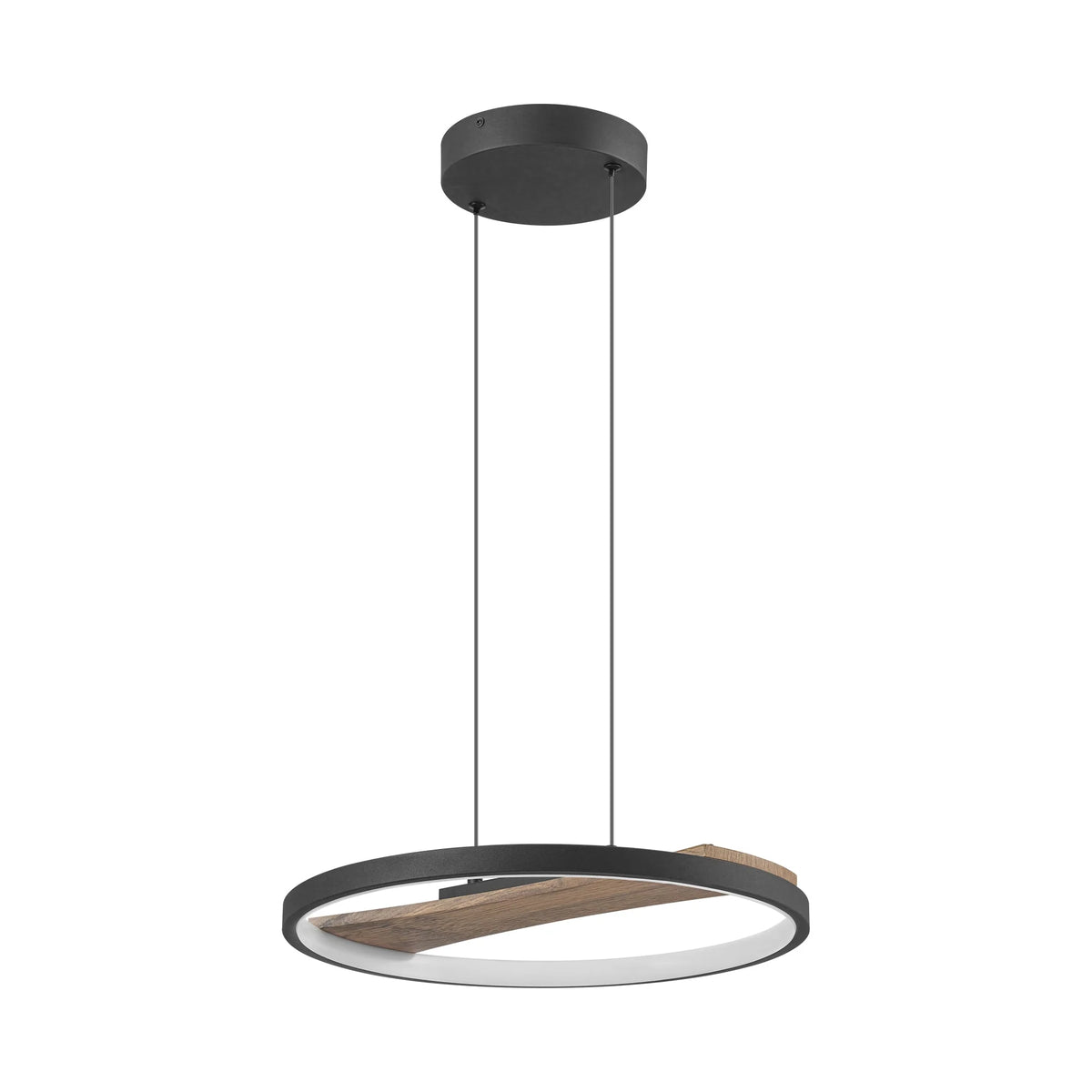 LED Circle Round Wood Pendant F8521