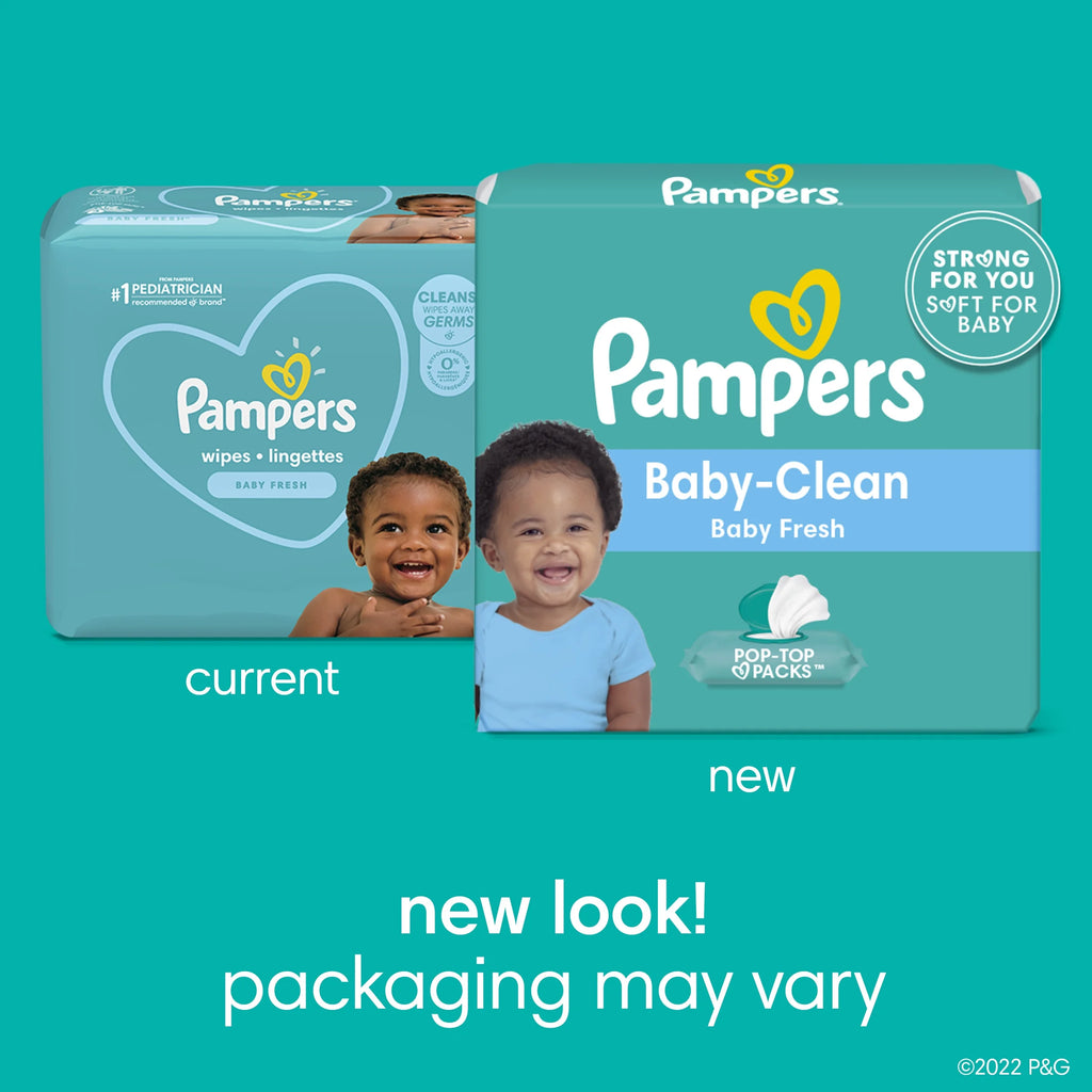 Baby Fresh Scented Pop-Top Wipes 432 Count F1928