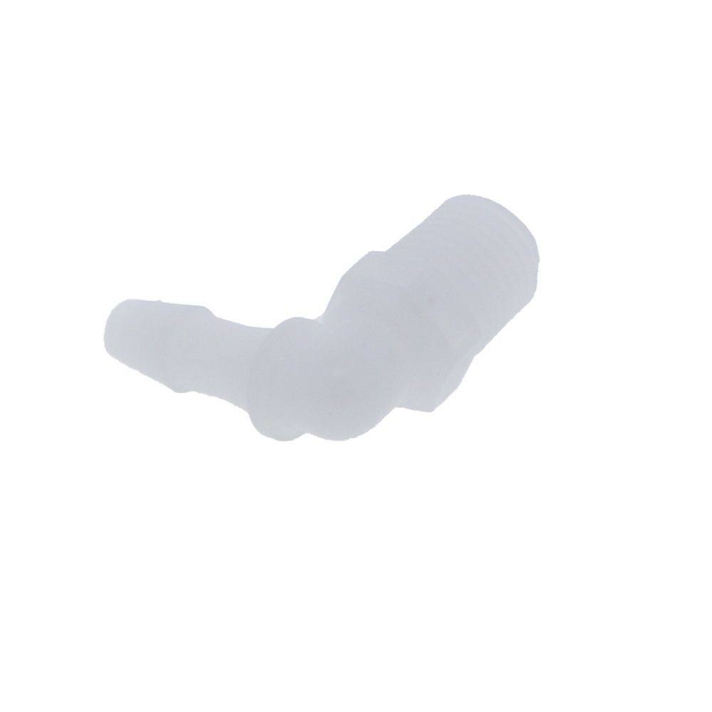 1/4 MPT to 1/4 ID Barb Thread to Tube Elbow Fitting, Bag of 100 C857