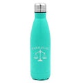 17 oz. Double Wall Vacuum Insulated Stainless Steel Water Bottle Travel Mug Cup (Light Blue) M706917