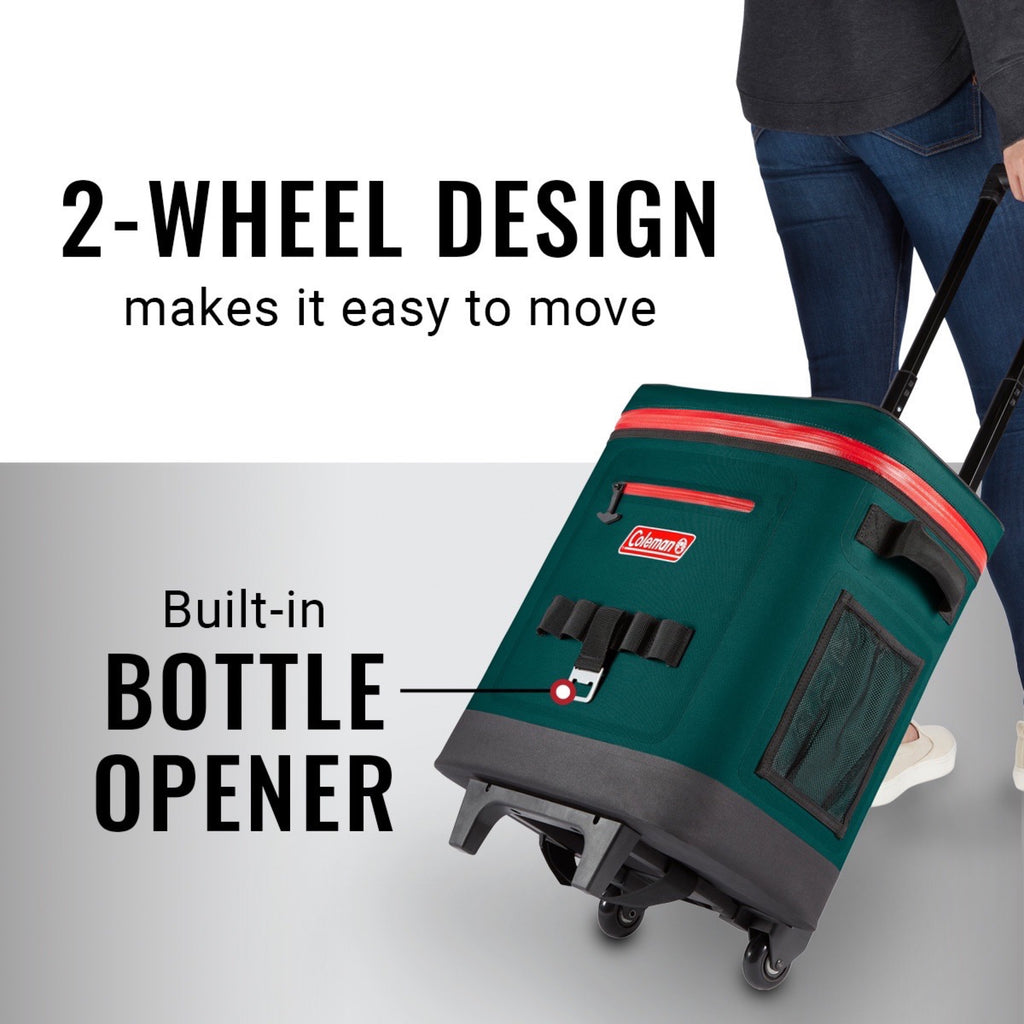 Coleman 42-Can Soft-Sided Wheeled Cooler U6633