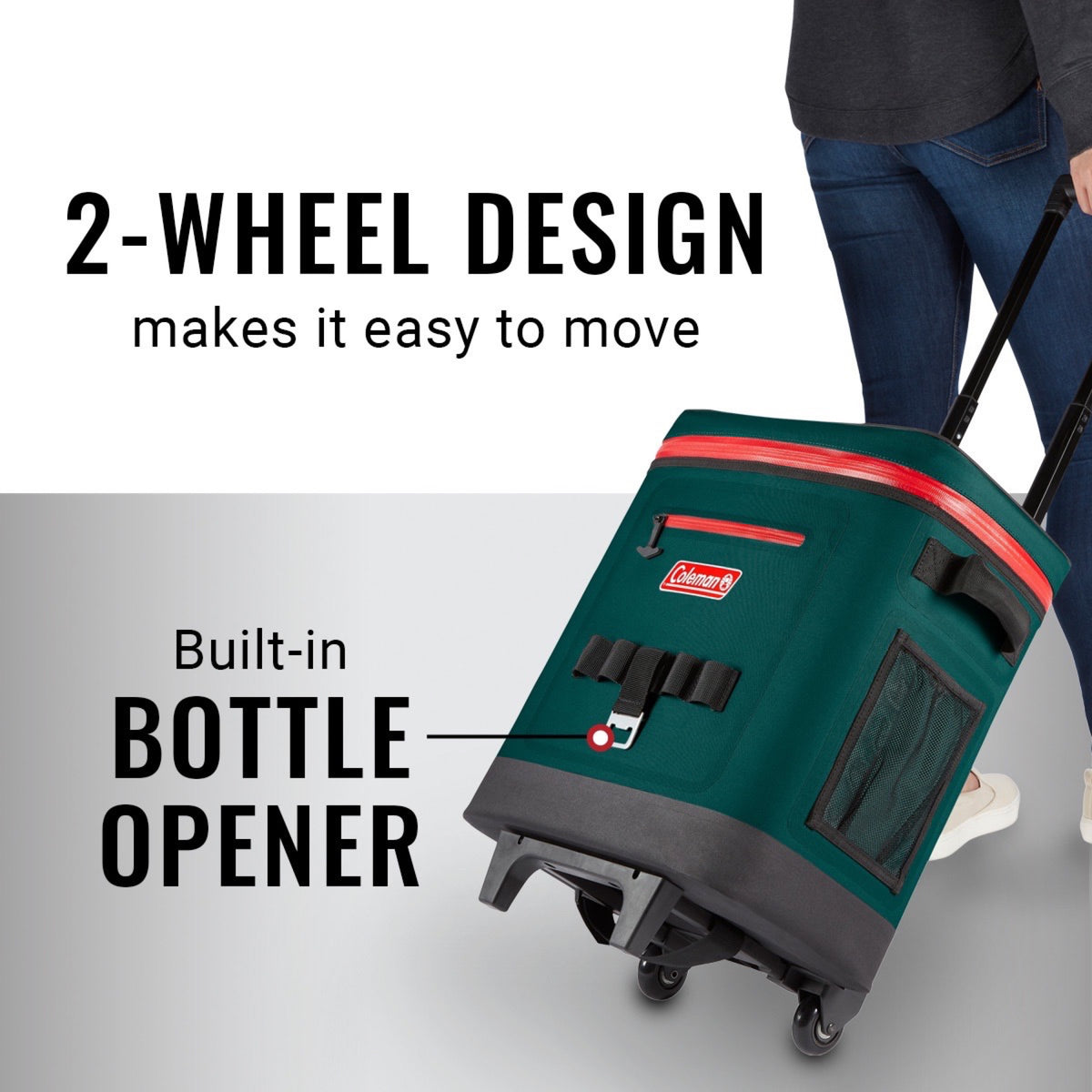 Coleman 42-Can Soft-Sided Wheeled Cooler U6633