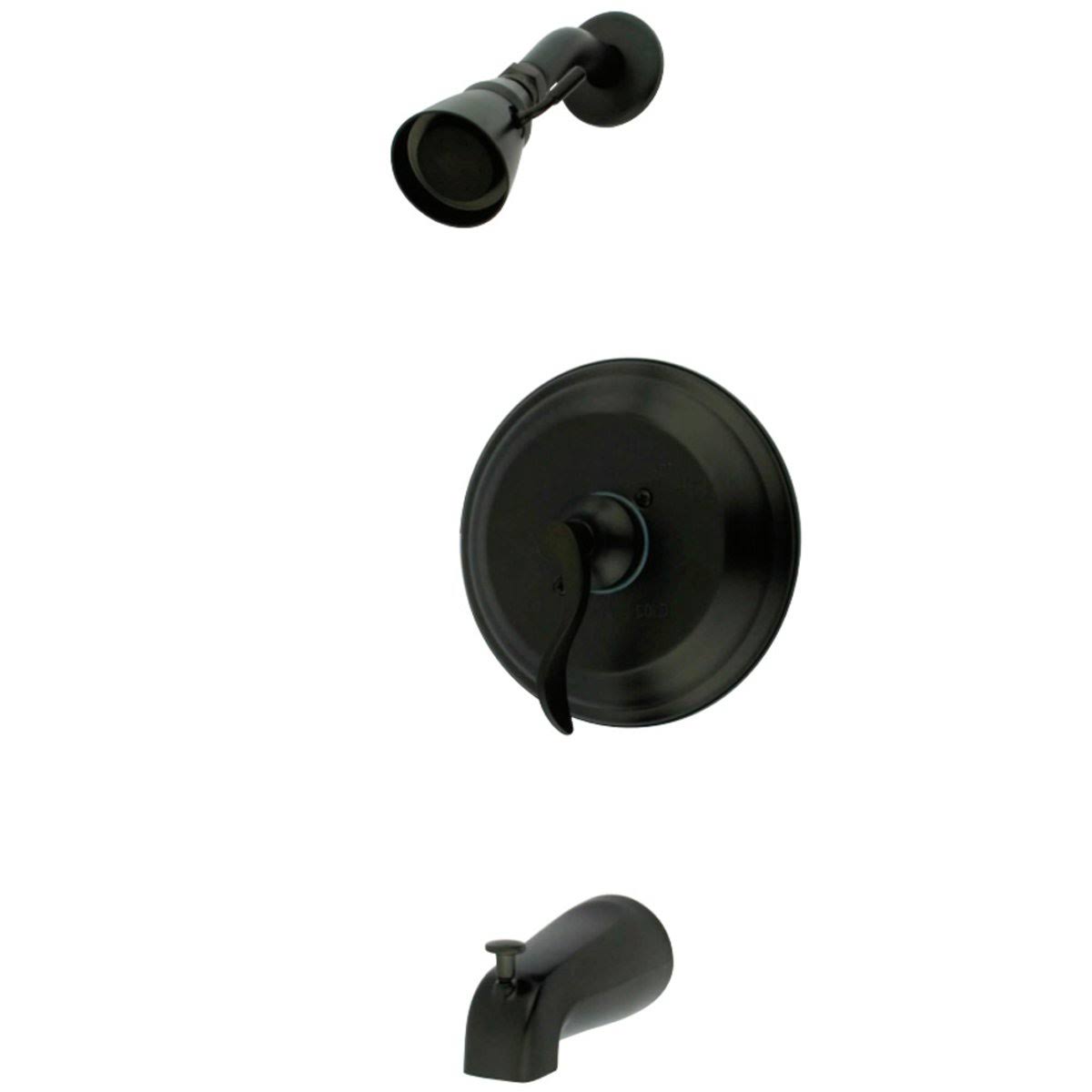 Polished Brass Tub & Shower Faucet W4406