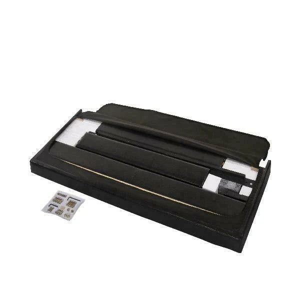 Black Faux Leather California King Bed J29322
