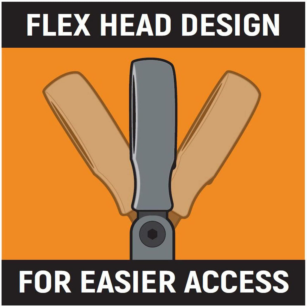 12 Pt. XL Flex Head Double Box Ratcheting Wrench, 22mm, Pack of 2 O343425