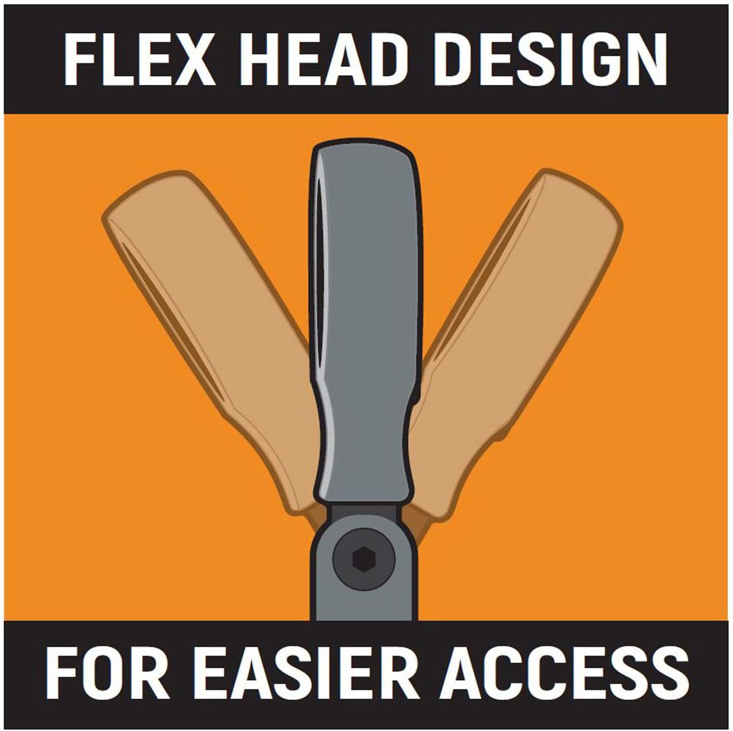 12 Pt. XL Flex Head Double Box Ratcheting Wrench, 22mm, Pack of 2 O343425