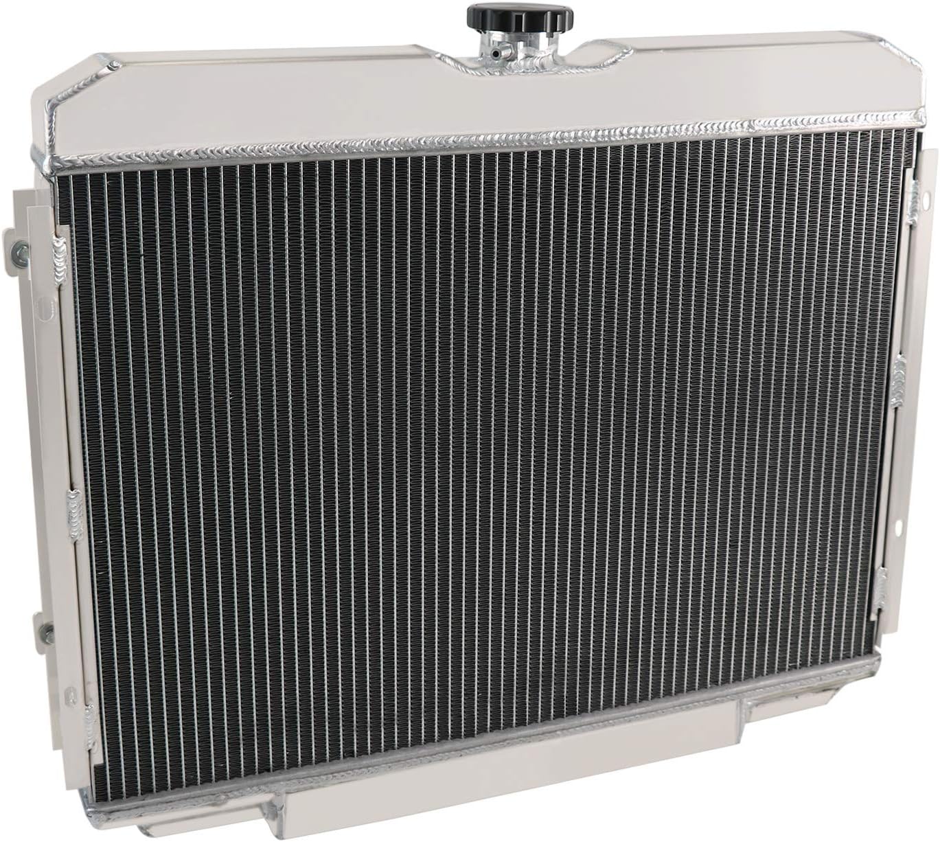 3 Row Aluminum Radiator with Shroud Fan Relay for Ford Mustang M61341
