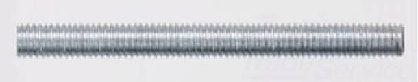 1 1/4-7 x 6 Threaded Rod Zinc Plated N24877