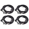 48 Inch Bungee Cord with Carabiner Hook 4 Pack Heavy Duty Elastic Rope Q155252