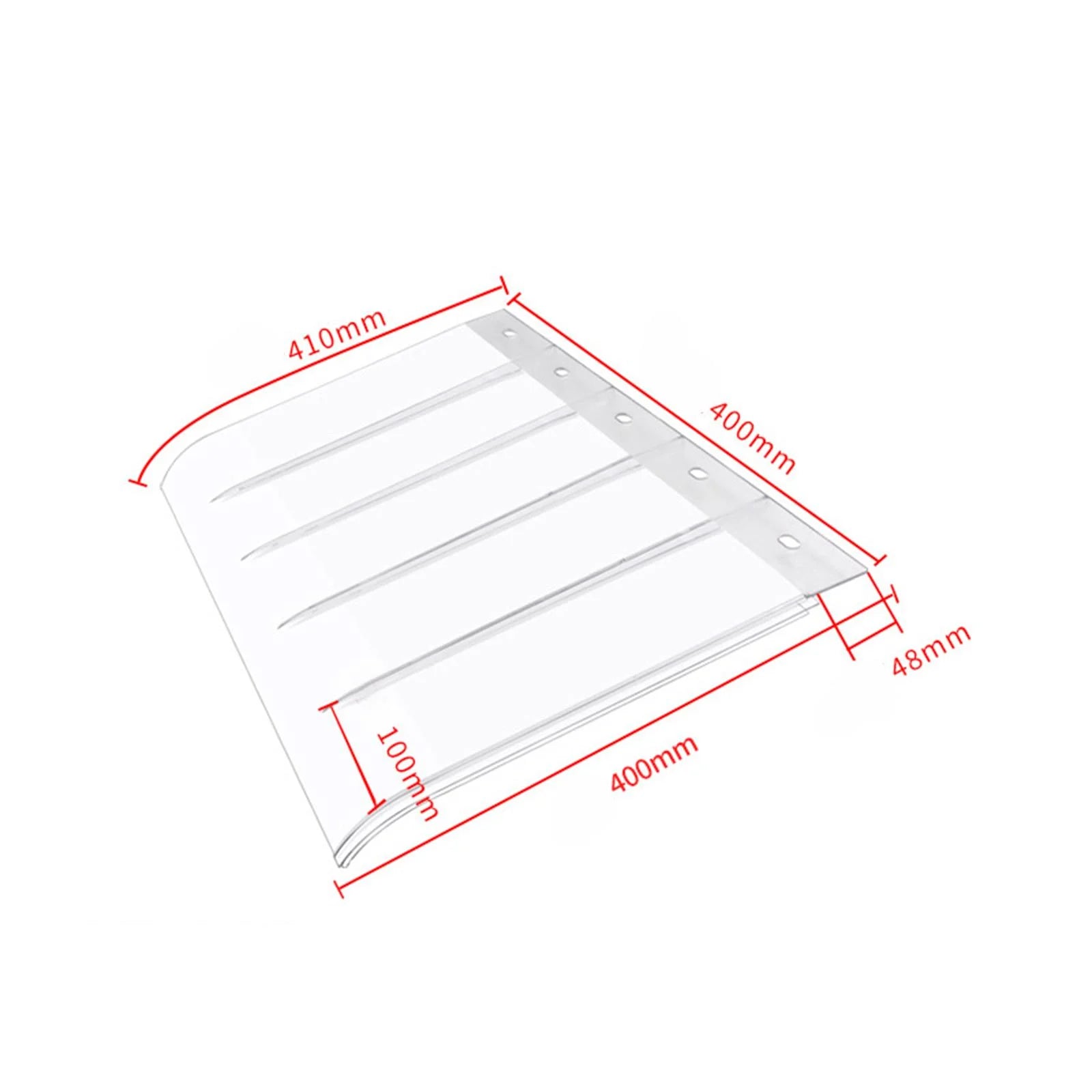 Window Canopy Cover No Pole Needed 40x40cm L3806