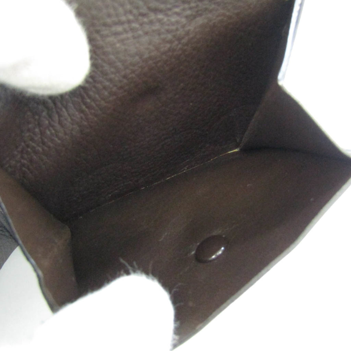 Dark Brown Leather Bi-Fold Wallet F561