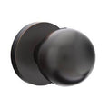 Oil Rubbed Bronze Half Dummy Orb Door Knob and Disk Rose M166477