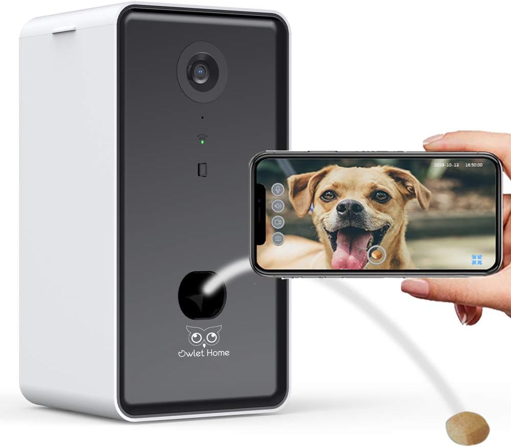 Pet Camera with Treat Dispenser, WiFi, 1080P, Auto Night Vision, 2-Way Audio X152869