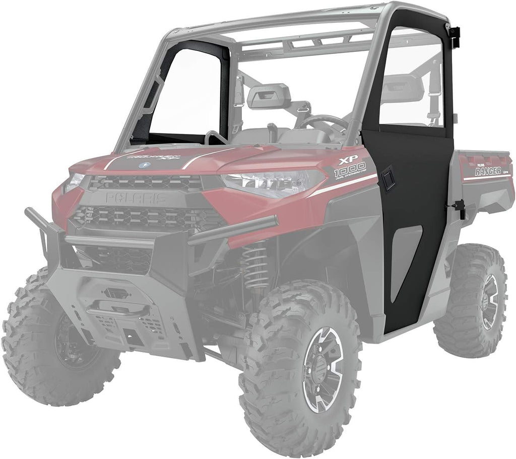 Black Canvas Zip Front Doors for Polaris Ranger XP 1000 / Crew O937