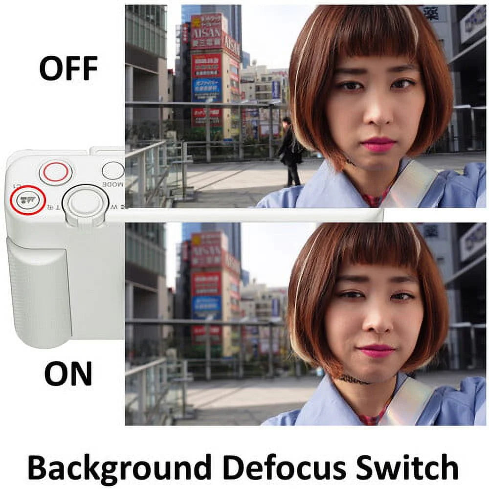 White 4K Compact Digital Camera D726
