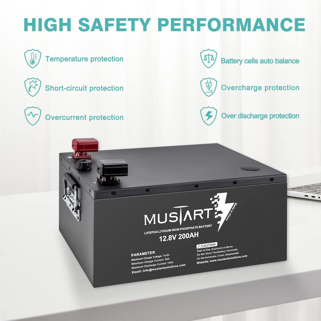 12.8V 180Ah Lithium Iron Phosphate Battery with Smart BMS M840731