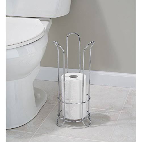 Metal Toilet Tissue Roll Reserve Compact Organizer O477957