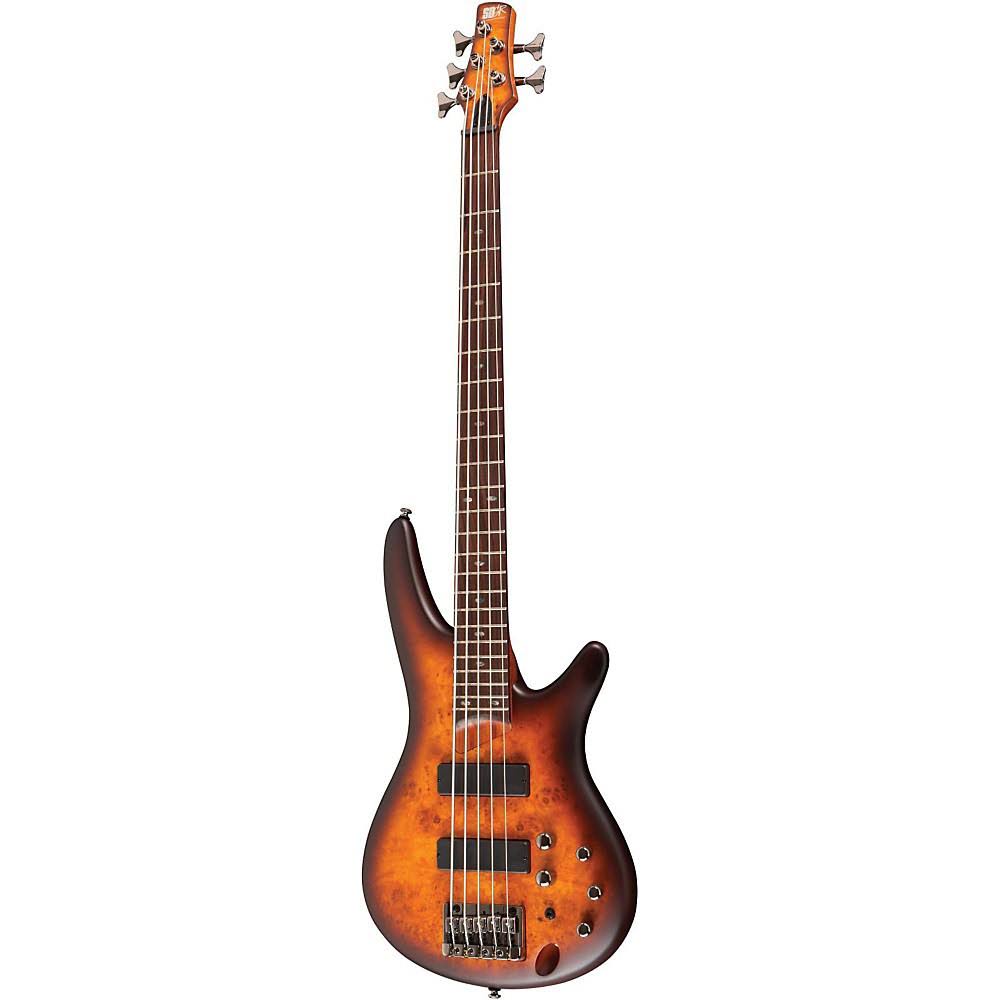 Brown Burst 5 String Electric Bass Guitar S3300