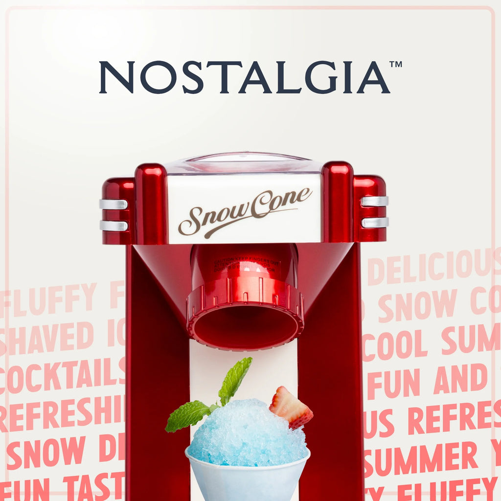 Red Retro Countertop Snow Cone Maker M537418