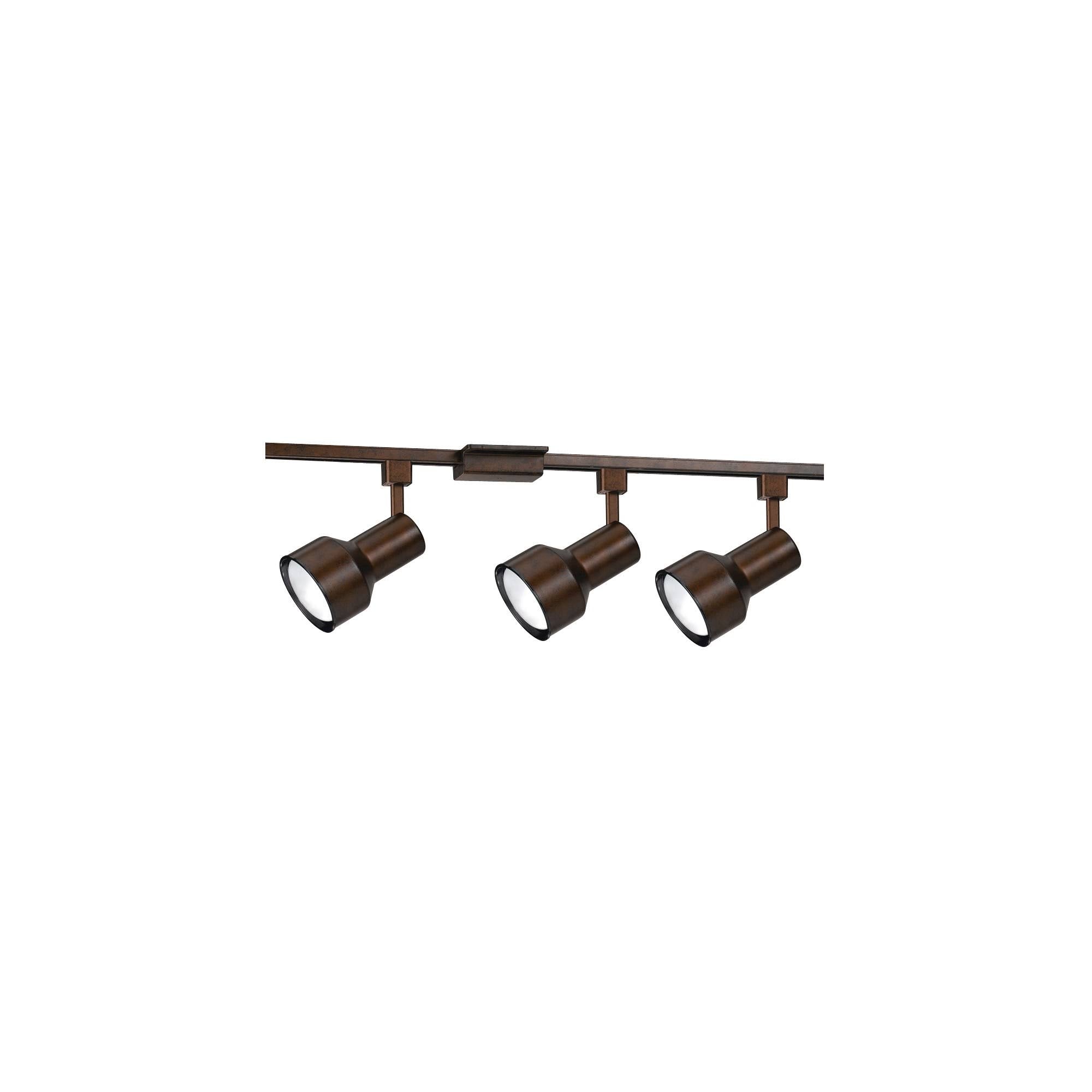 3 Light Track Lighting Kit Rust X726314