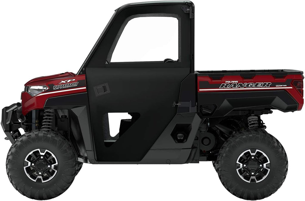 Black Canvas Zip Front Doors for Polaris Ranger XP 1000 / Crew O937