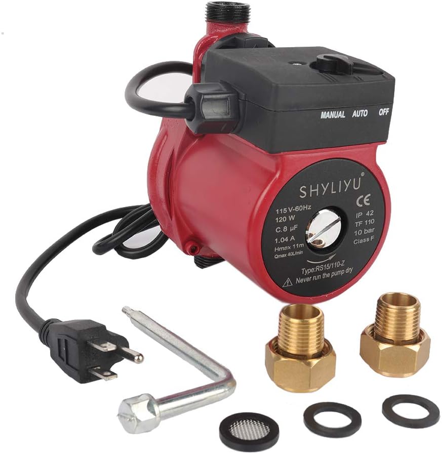 Water Pressure Booster Pump 115V 1 inch Outlet Cast Iron S68988