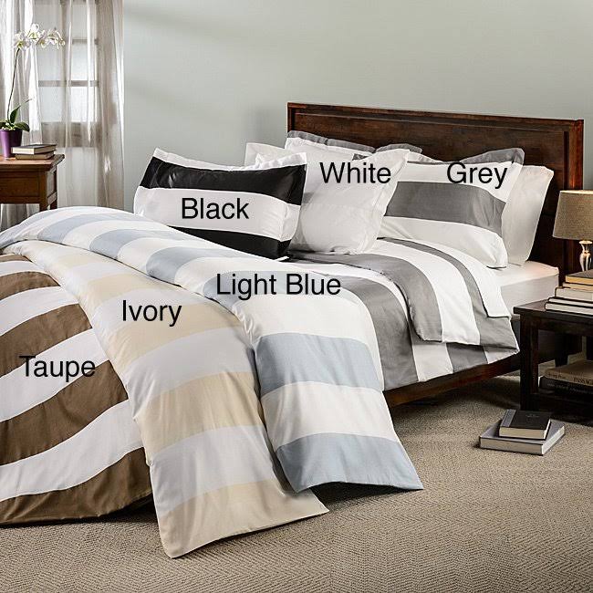 Cotton Rich Duvet Cover Set, Full/Queen O98908